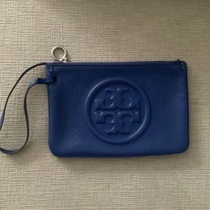 Tory Burch Royal Blue Wristlet